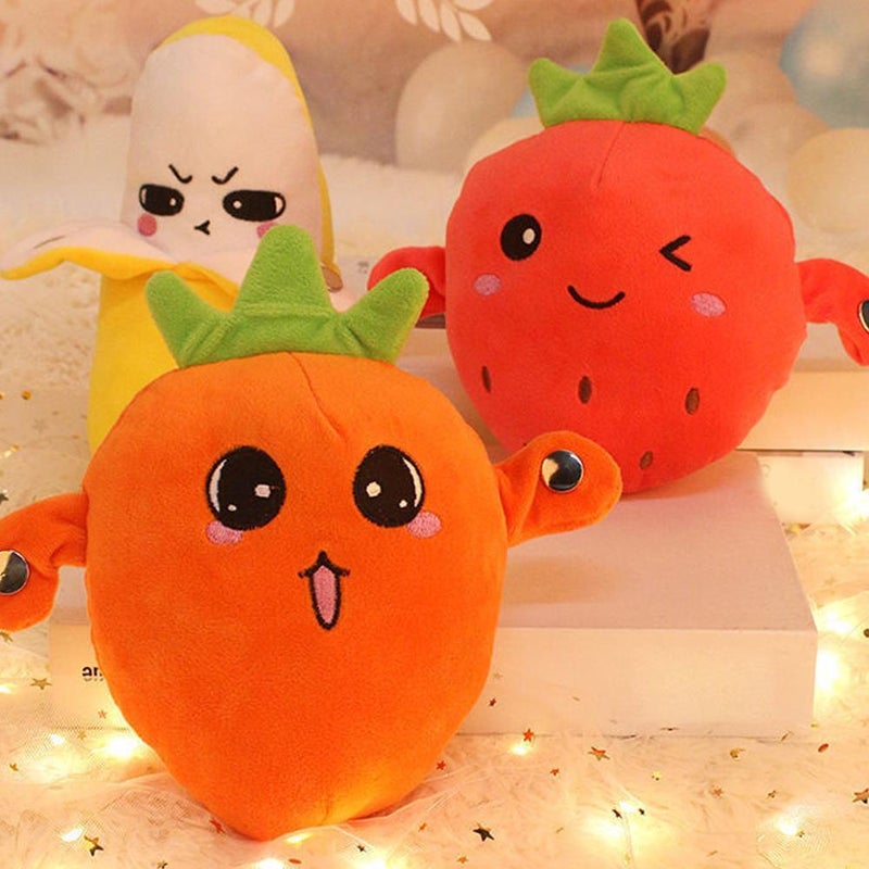 Interactive Sensor Music Doll - Induction Toys with Touch-Activated Melodies and Soft Plush Design for Toddlers, Babies & Sensory Play, (Strawberry) - Image 2